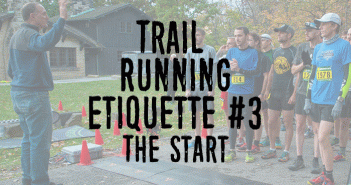 Trail Etiquette – Race Start