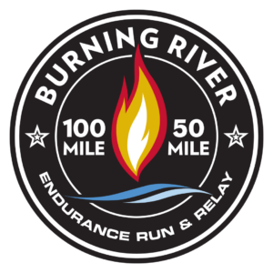 Burning River Race Sticker