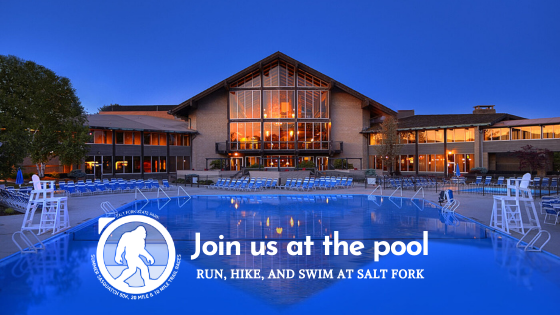 Join us at the pool. Run, hike, and swim at Salt Fork.