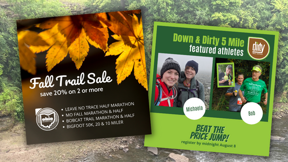 DOWN & DIRTY 5 MILE: Price Jump & Featured Athletes