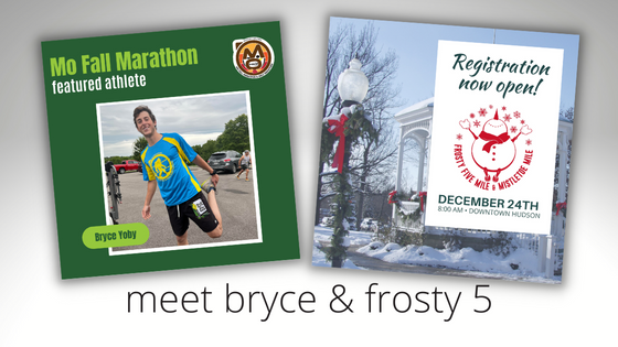 Frosty 5 Registration Open & Mo Fall Featured Athlete