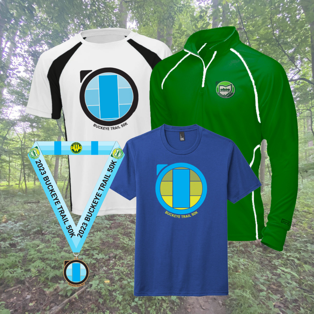 2023 Buckeye Trail 50K Swag Options