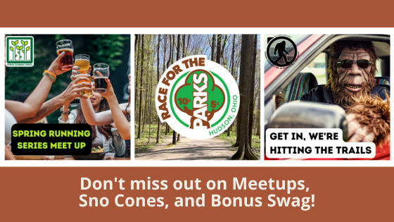 Don't miss out on Meetups, Sno Cones, Bonus Swag! Get ready for Spring race season!