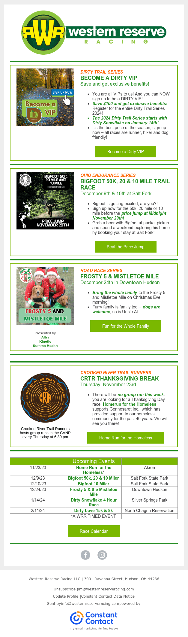 SAVE NOW - Become a Dirty VIP! Beat the Bigfoot Price Jump!