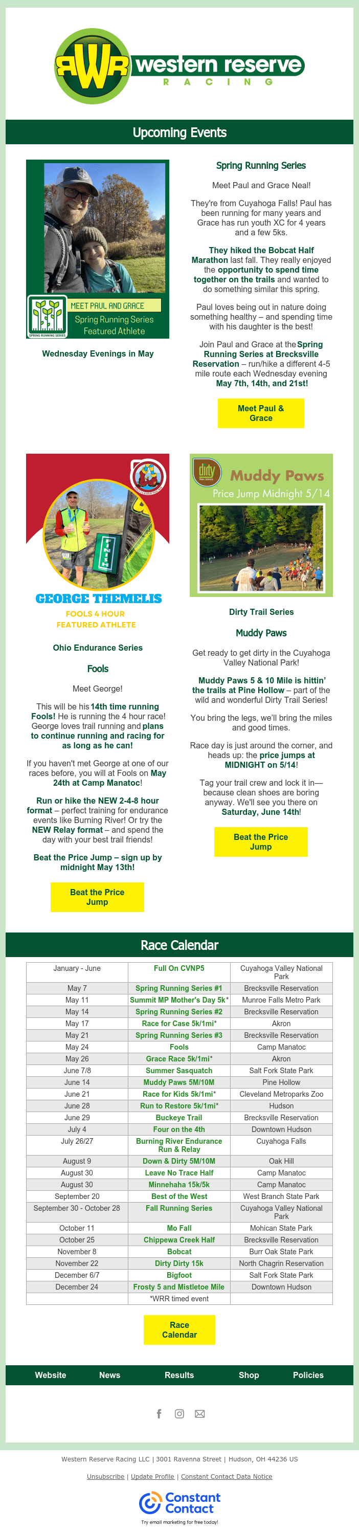 Get ready – these races are coming up fast! Sign up now and save! https://conta.cc/3GscNJA