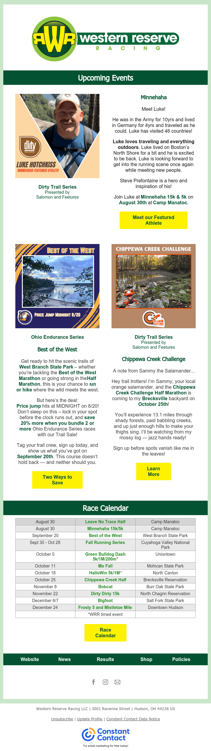 These trail races need to be on your calendar! Minnehaha, Best of the West, Chippewa Creek Challenge https://conta.cc/4m26pZu