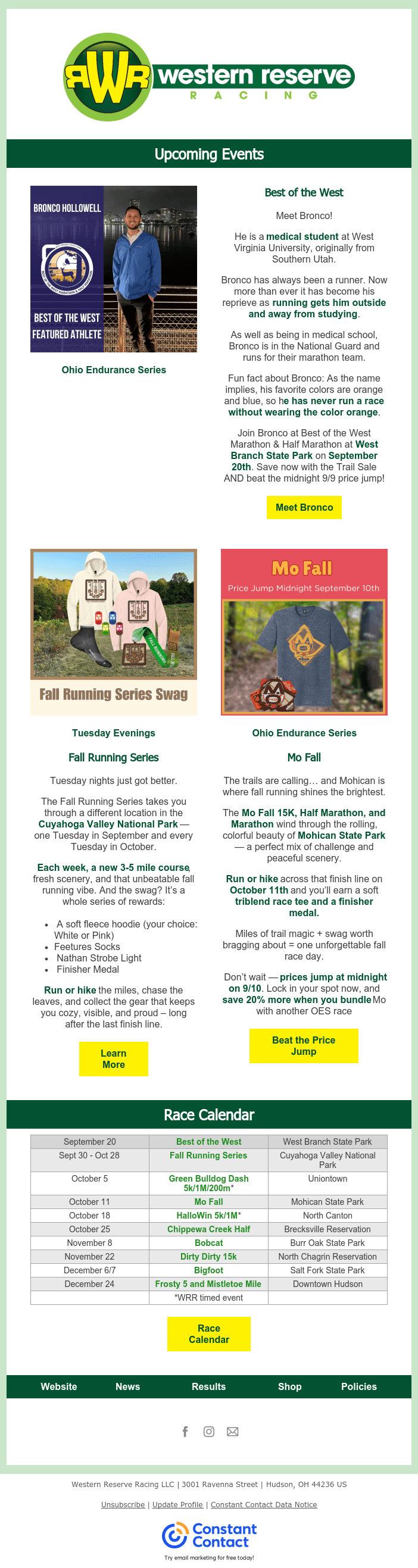 Warning: Fall Fun Ahead! Sign up now! 
https://conta.cc/41I92Hy