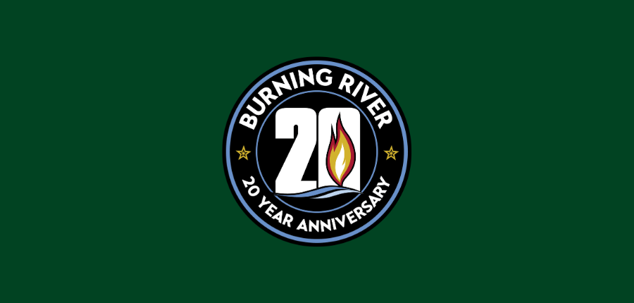 Burning River 20th Anniversary WRR Banner Burning River 20th Anniversary website banner